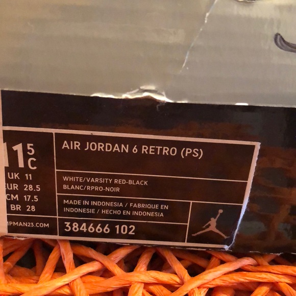 🔥🔥Air Jordan 6 Retro PS (2010) - Picture 2 of 3